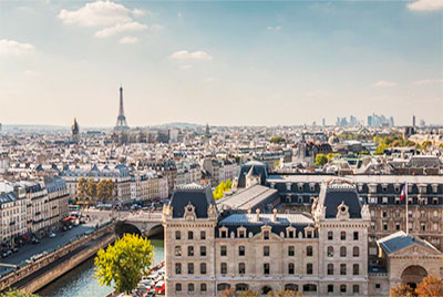 paris vue aérienne