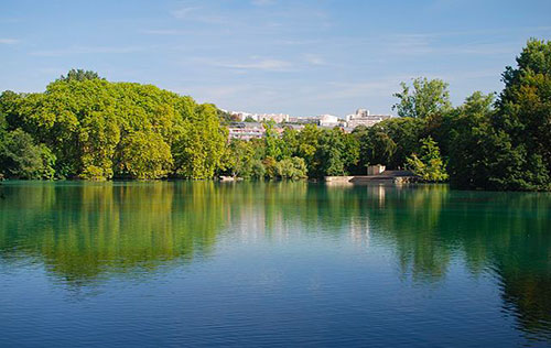 Parc de la tete d'or à Lyon