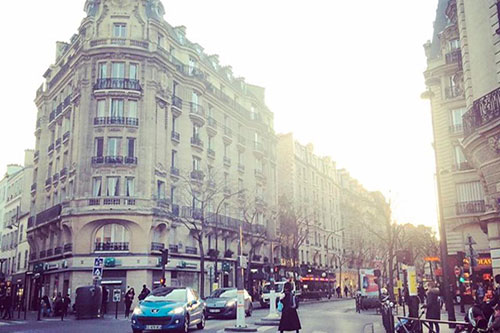 Rue du commerce dans le 15e arrondissement
